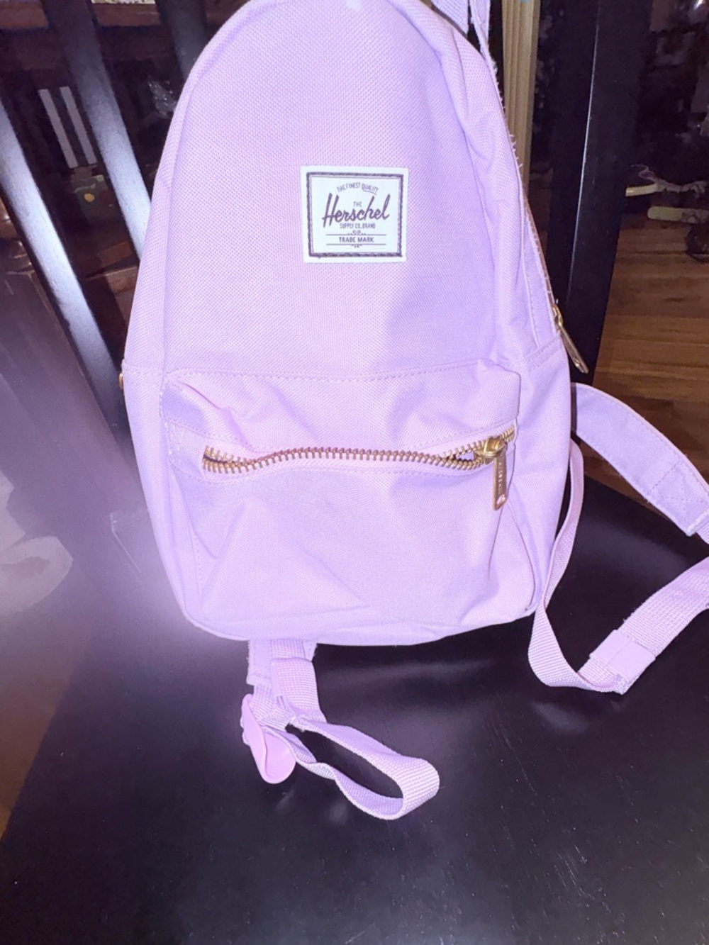 Herschel Supply Company Lavender Mini Backpack with Gold Zipper